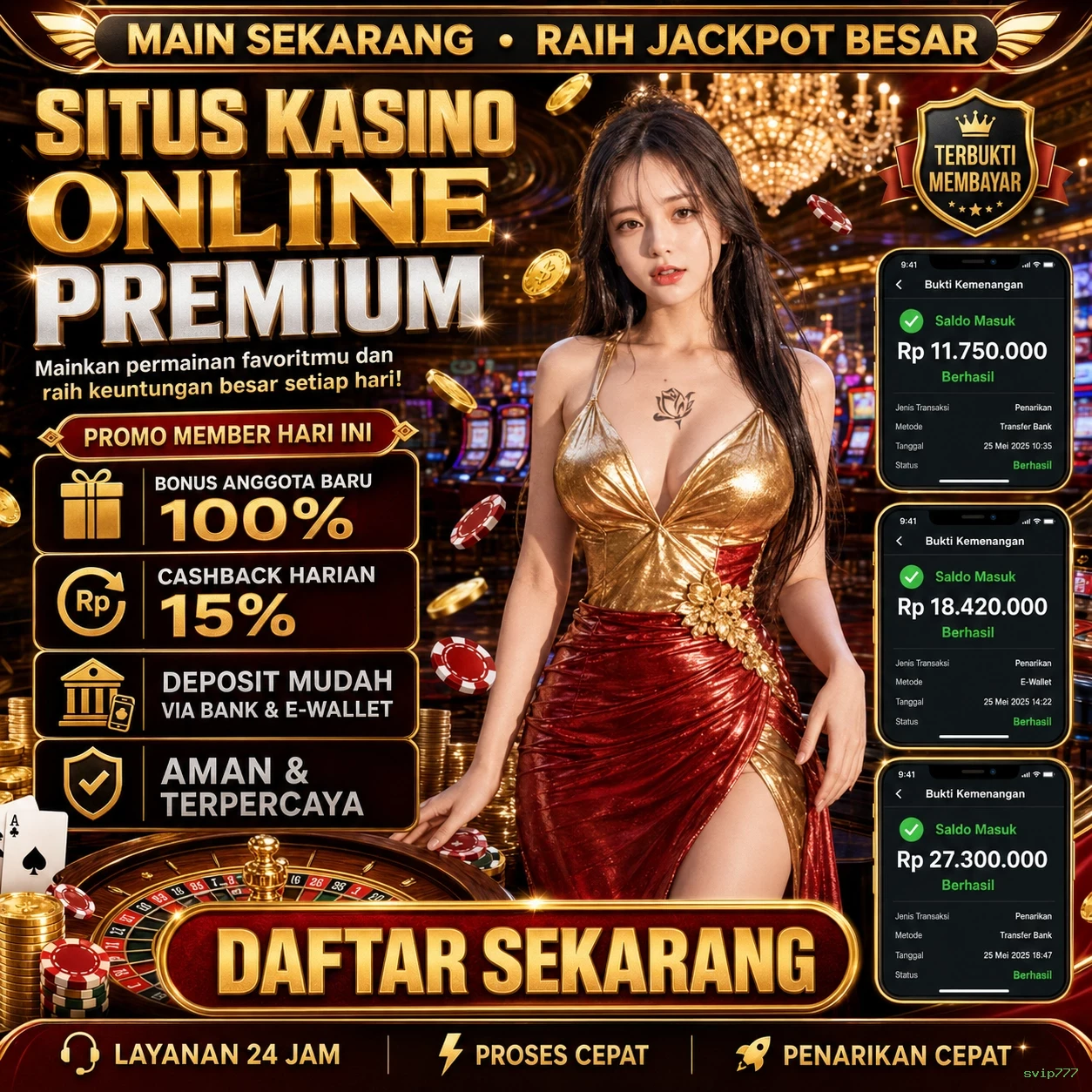 Ikon aplikasi svip777 resmi